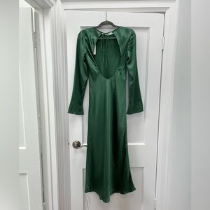 Reformation Davina Silk Dress